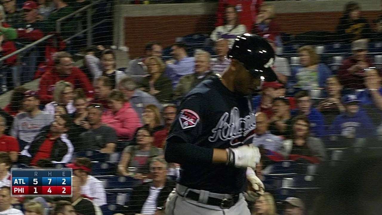 Andrelton shows he's got swing of things