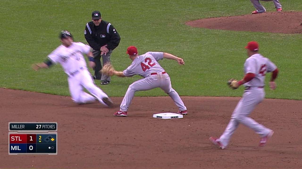 Cards want Miller to improve in preventing steals