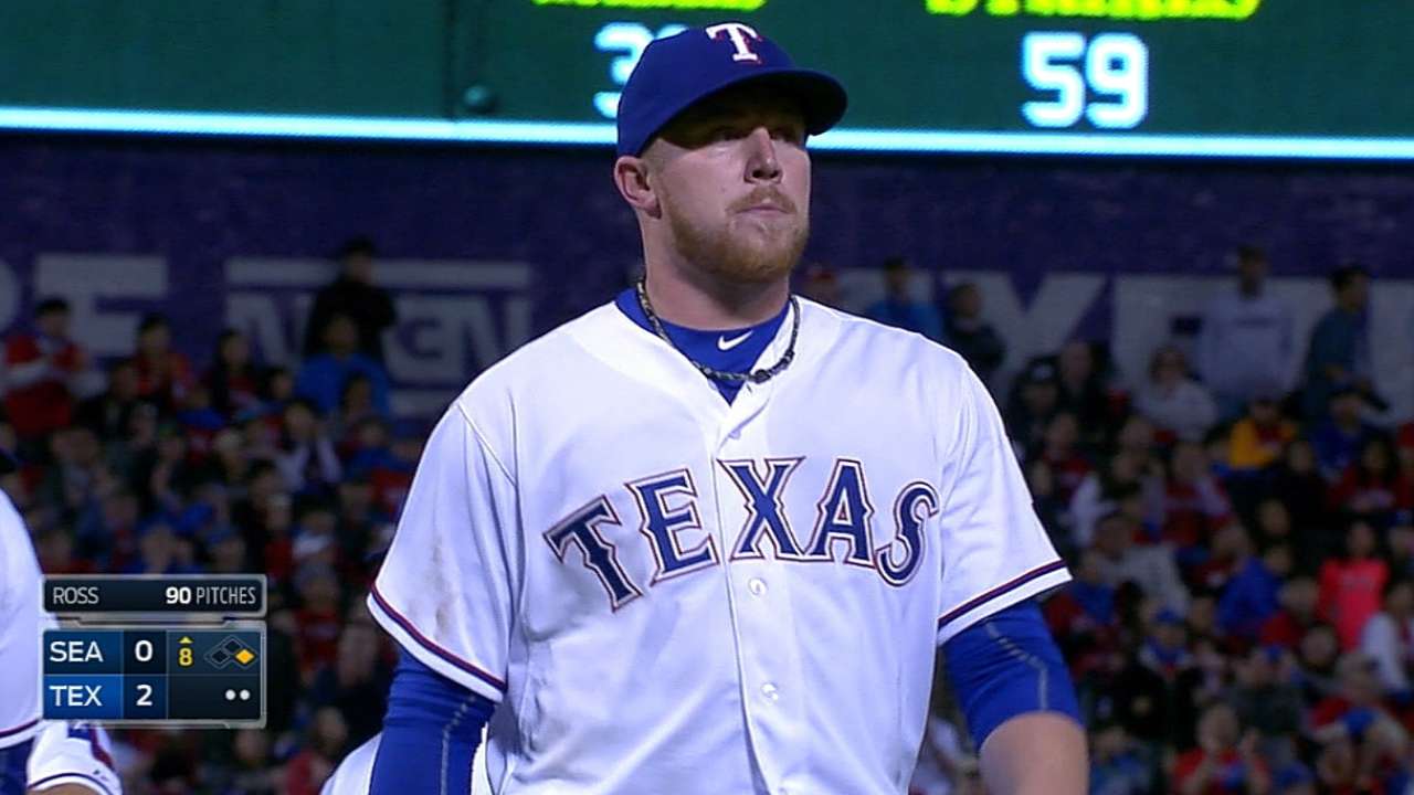 Opposing No. 9 hitters getting best of Rangers