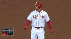 Leake aims to avoid big blast vs. Braves