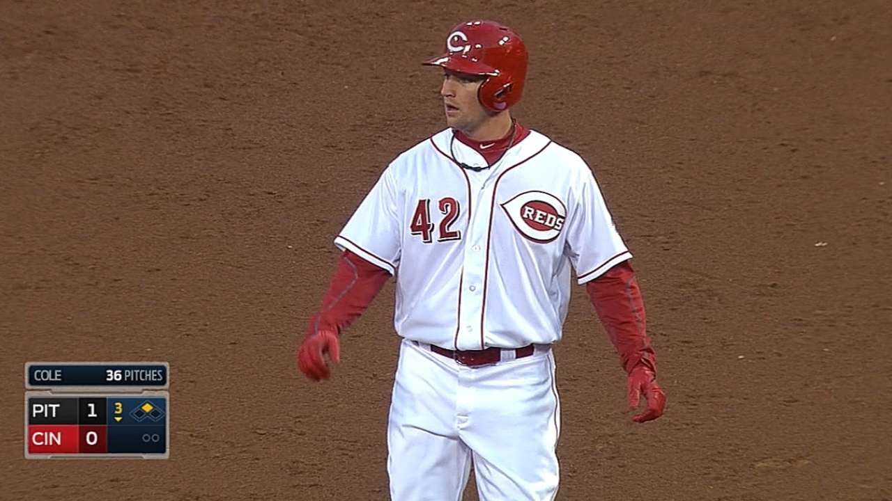 Leake aids own cause to spur Reds over Pirates
