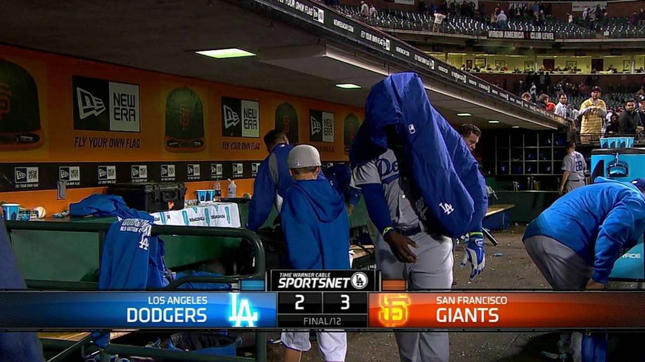 League allows winner as Dodgers fall in 12th inning