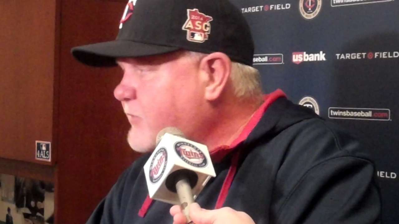 Gardy pleased with Twins' patience at plate