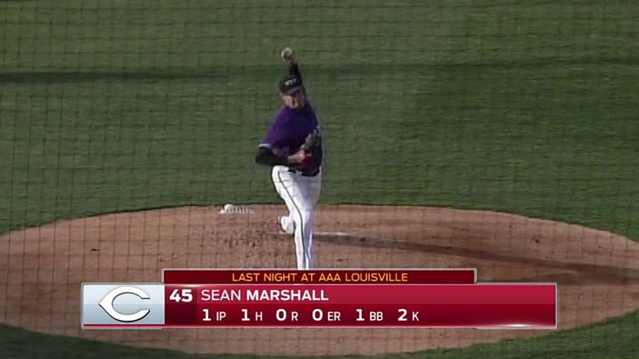 Marshall's first rehab outing goes smoothly
