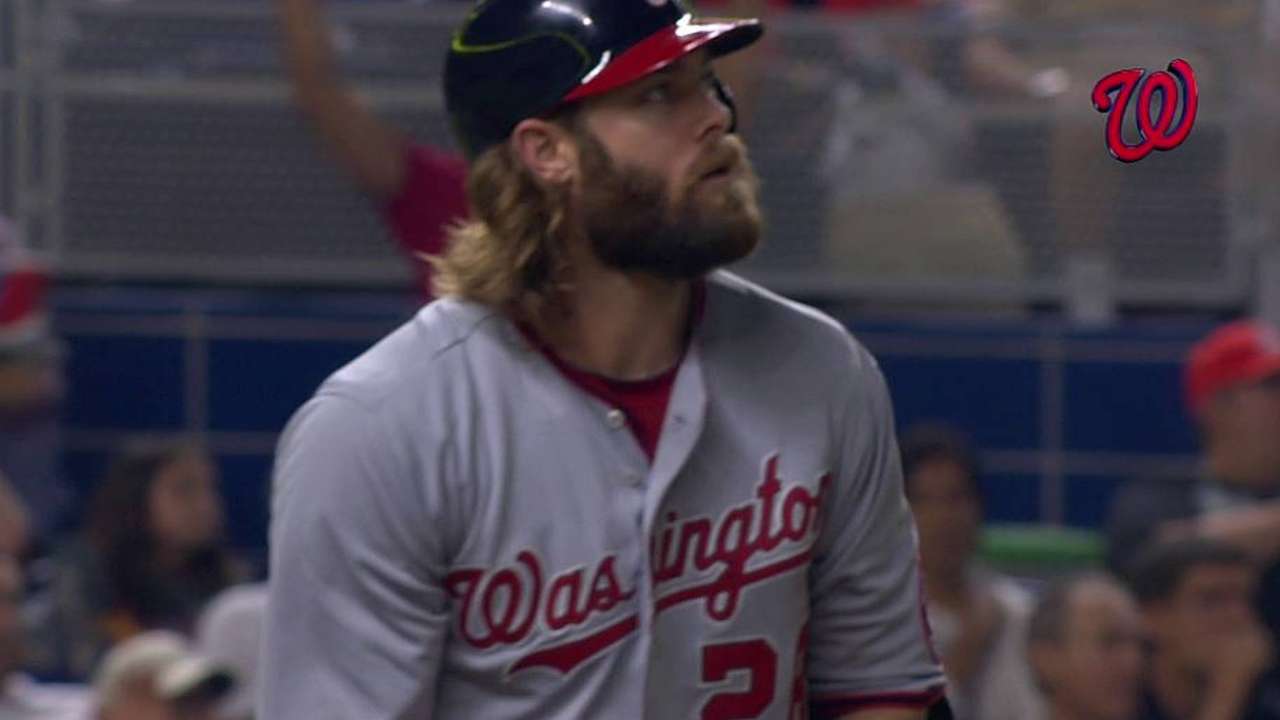 Werth's tying homer confirmed by replay in Miami