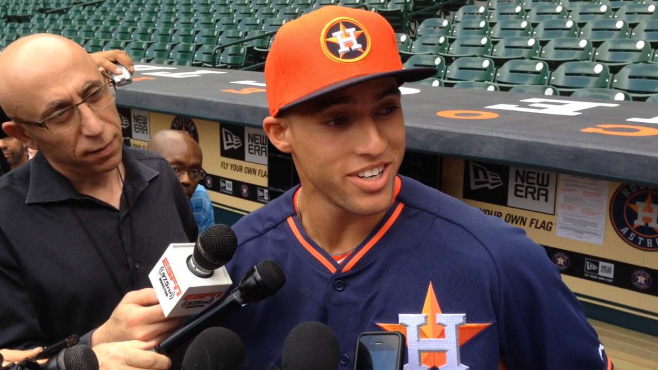 Springer settling in to life in the Major Leagues