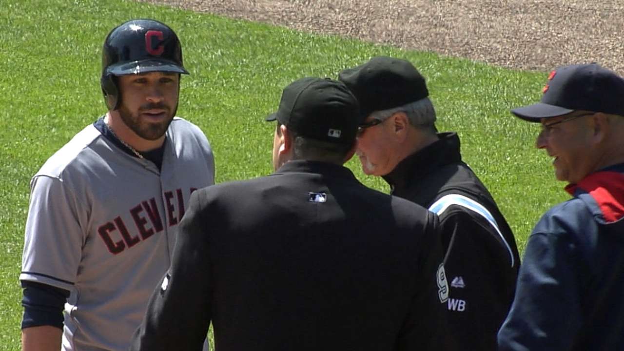 Kipnis tossed for arguing balls and strikes