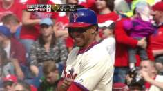 Phils ride Revere, Burnett past Braves