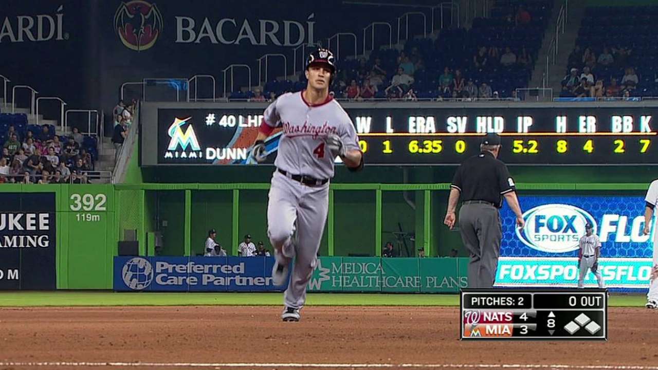 Nats go deep twice to rally past Fernandez, Marlins