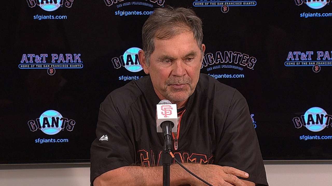Bochy impressed by strength of NL West