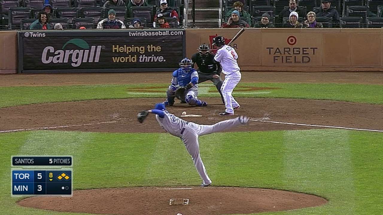 Twins pounce with wild rally in six-run eighth