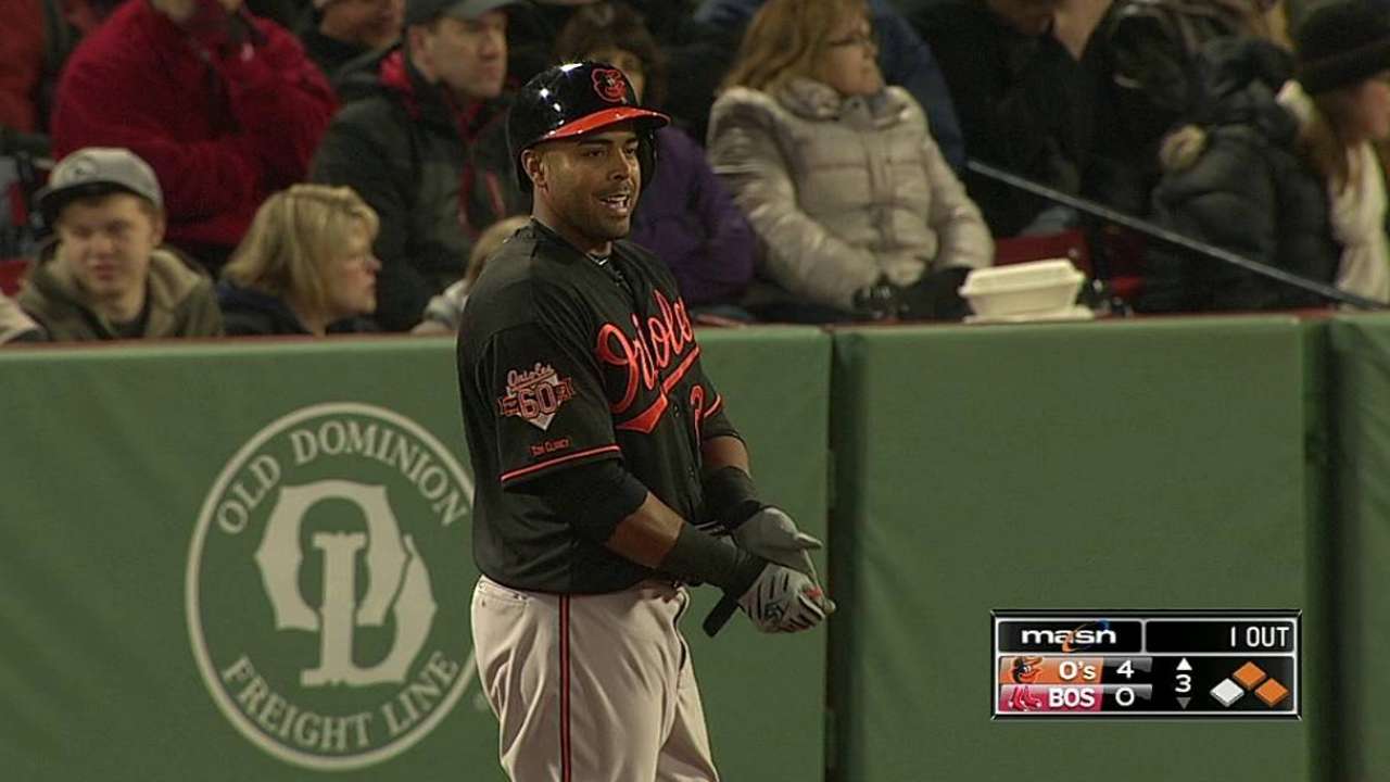 Cruz remolca 2 y Orioles le pegan a Medias Rojas
