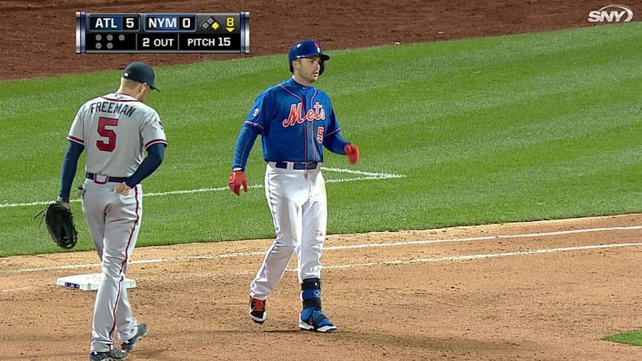 Mets sólo pegan un hit en derrota vs. Bravos