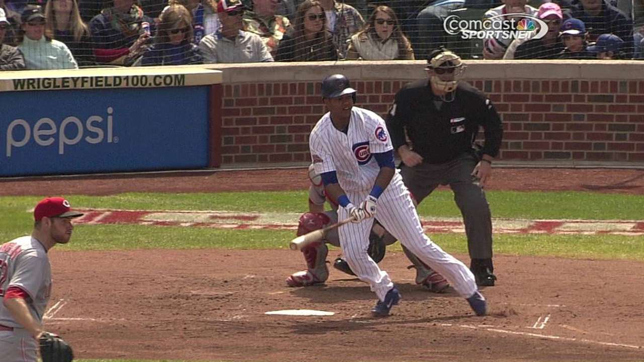 Renteria making sure to keep Starlin engaged