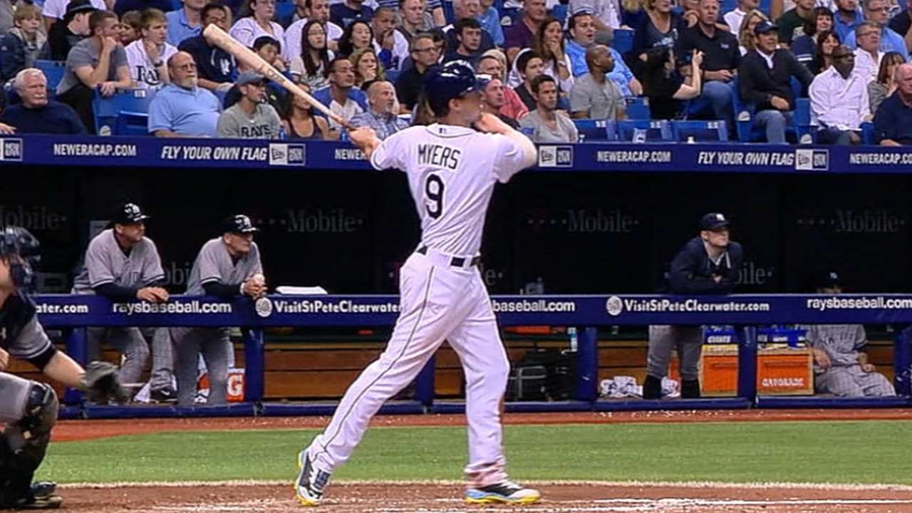 Rays send five homers traveling through the Trop