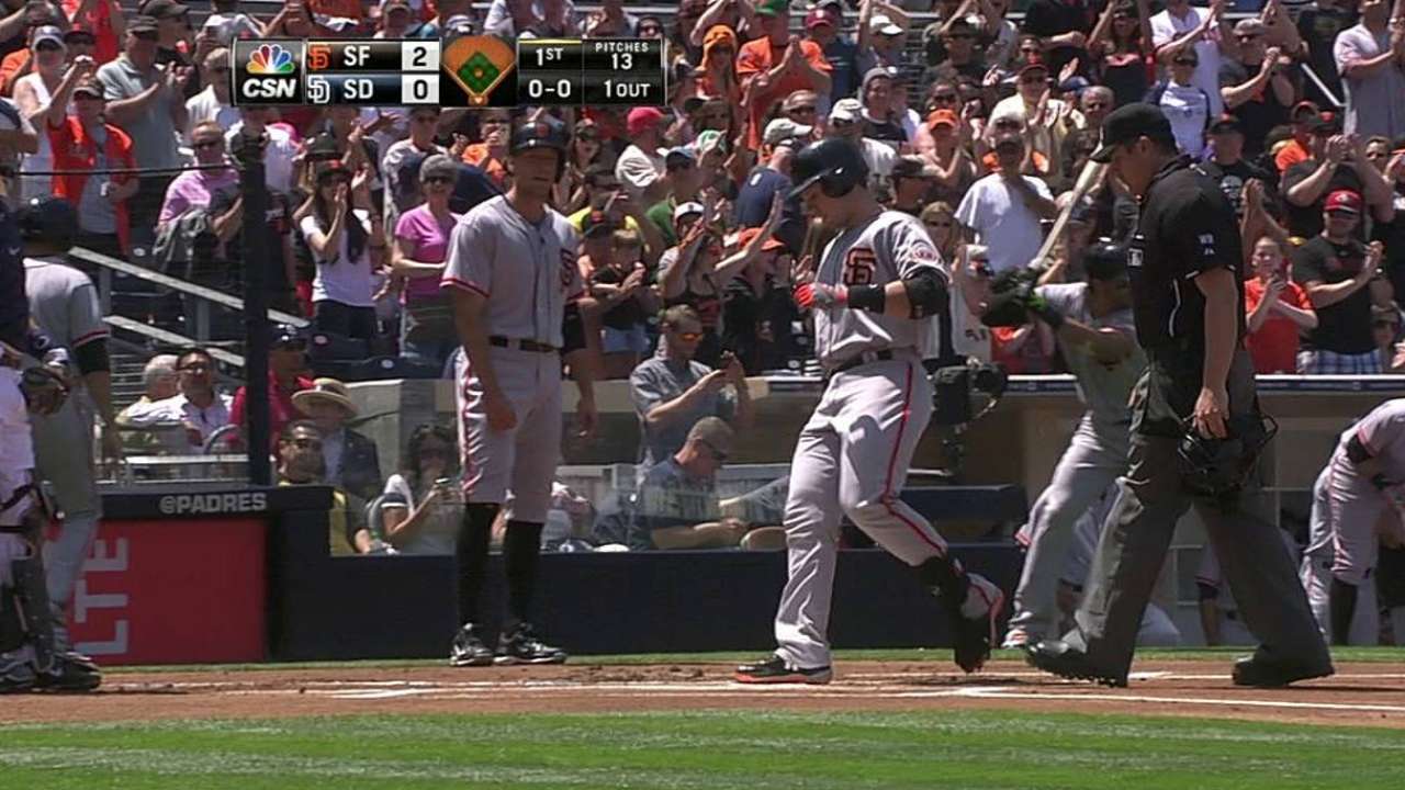 Early runs hold up behind Lincecum to top Padres
