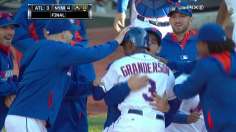 Mets walk off on Granderson's sacrifice fly in 14th