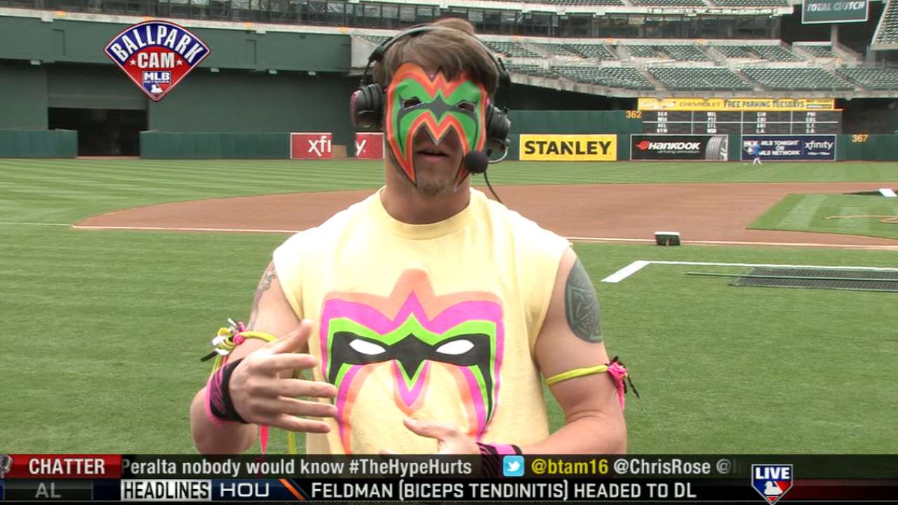 Reddick as The Ultimate Warrior