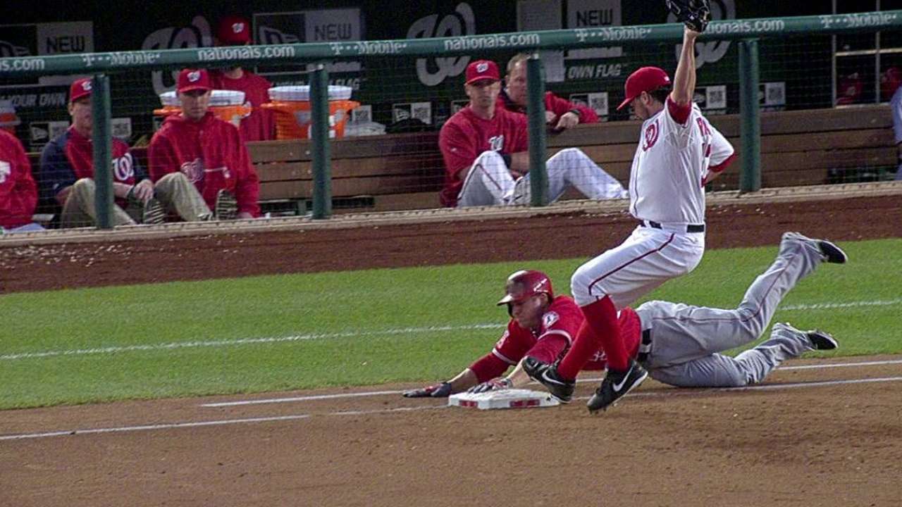 Scioscia successfully challenges call on Shuck
