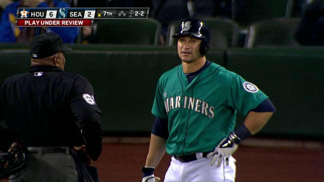Replay confirms two calls against Mariners in opener