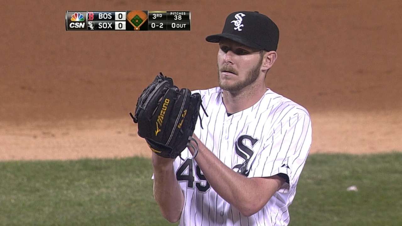 Second bullpen session a positive step for Sale