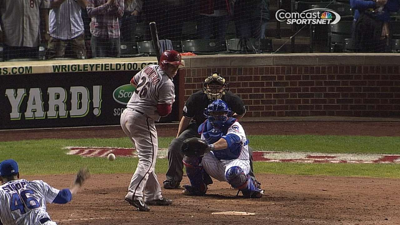 Strop denies intent behind pitch near Montero