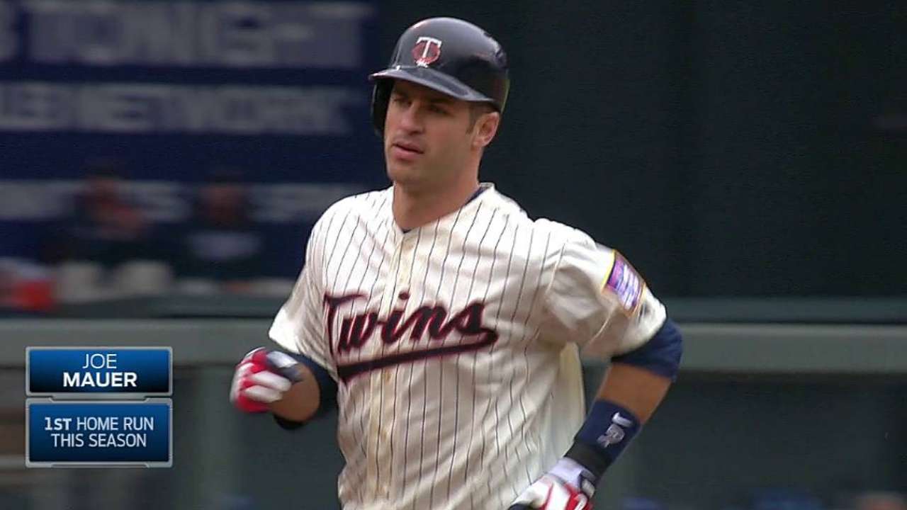 Mauer in impressive first-base race on All-Star ballot
