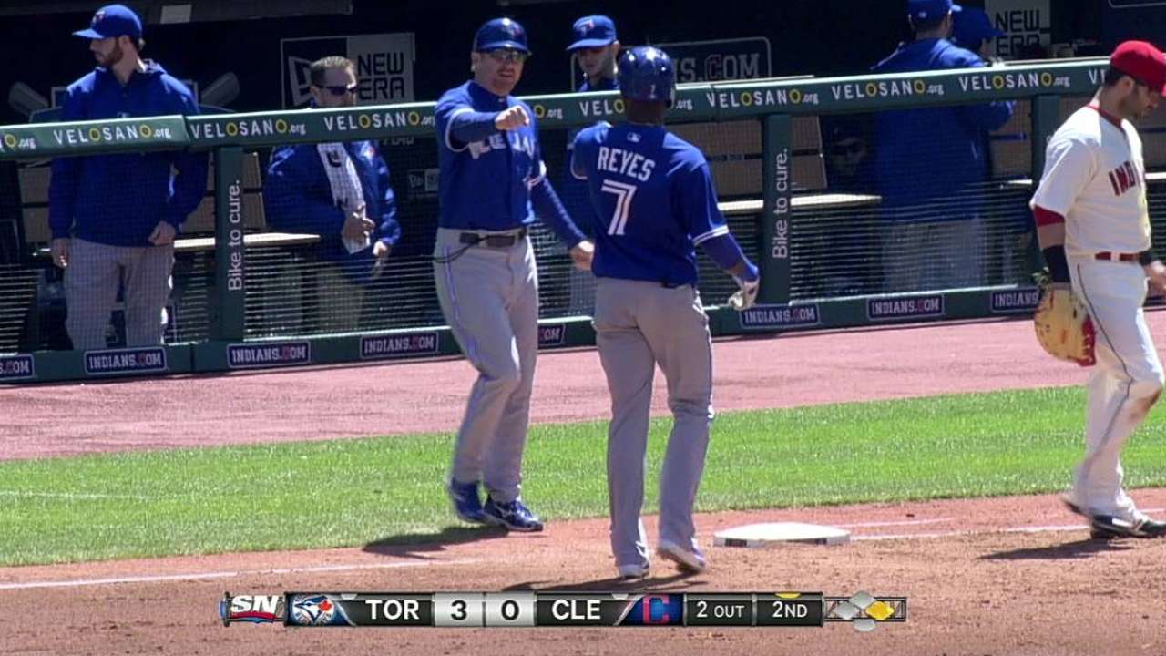Reyes off disabled list, back at leadoff spot
