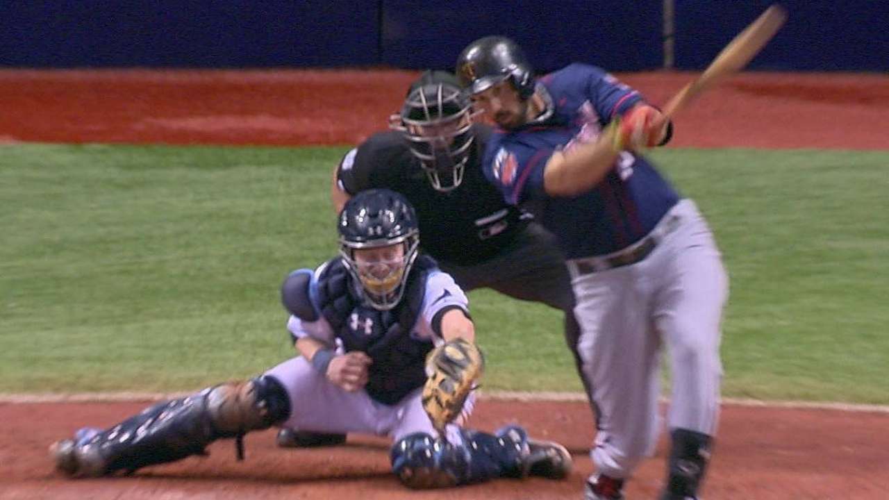 Colabello impulsó a Mellizos sobre Rays en la 12da
