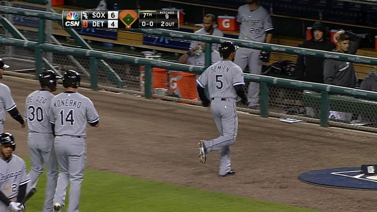Semien's slam sparks White Sox comeback win
