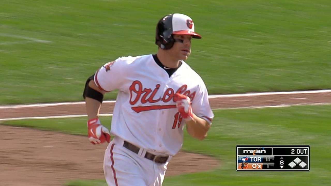 Davis making most of few pitches to hit