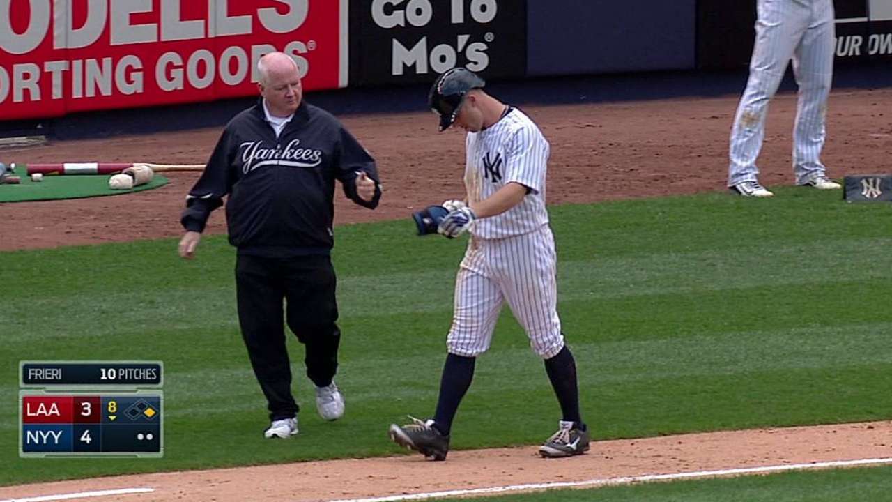 Sore foot keeps Gardner from starting lineup