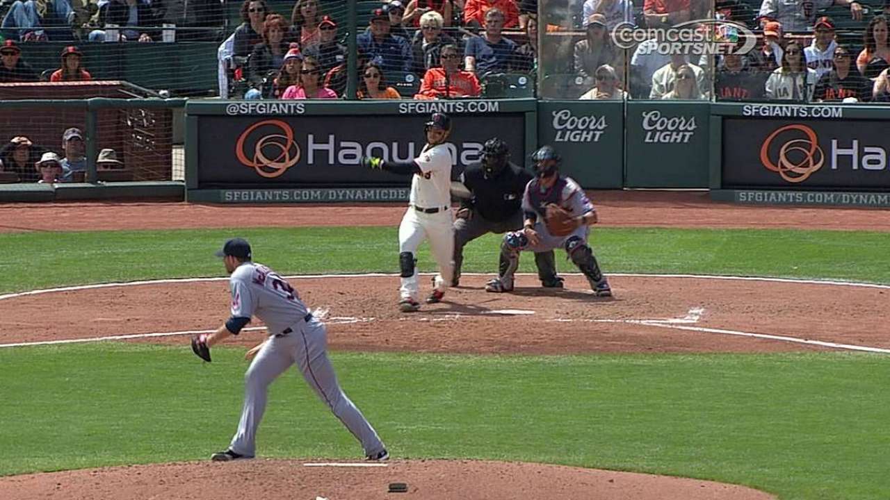 Gigantes remontaron para imponerse a los Indios