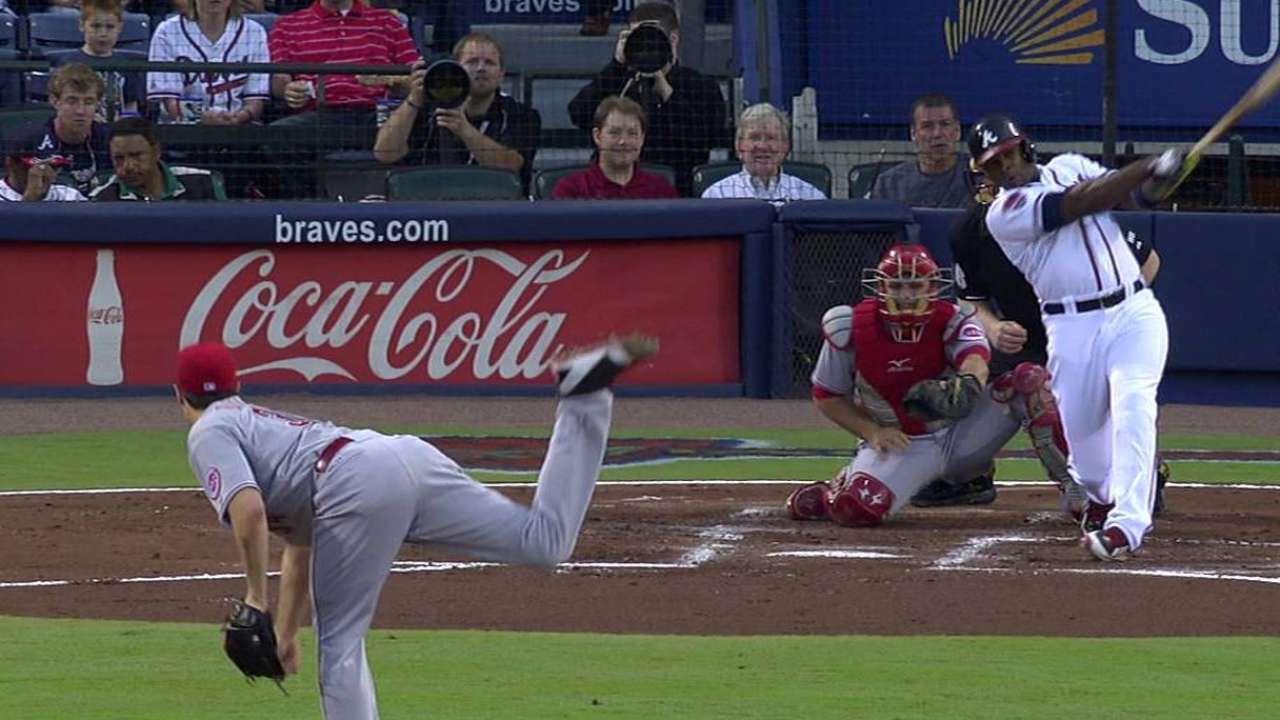 Bravos vencen a Rojos en 3er triunfo de Santana