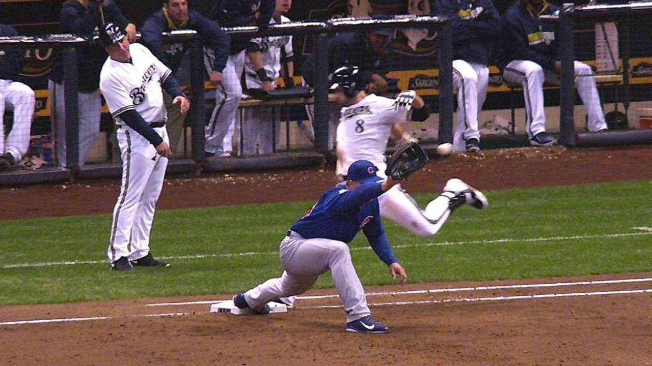 Crew-Cubs game sees pair of calls overturned