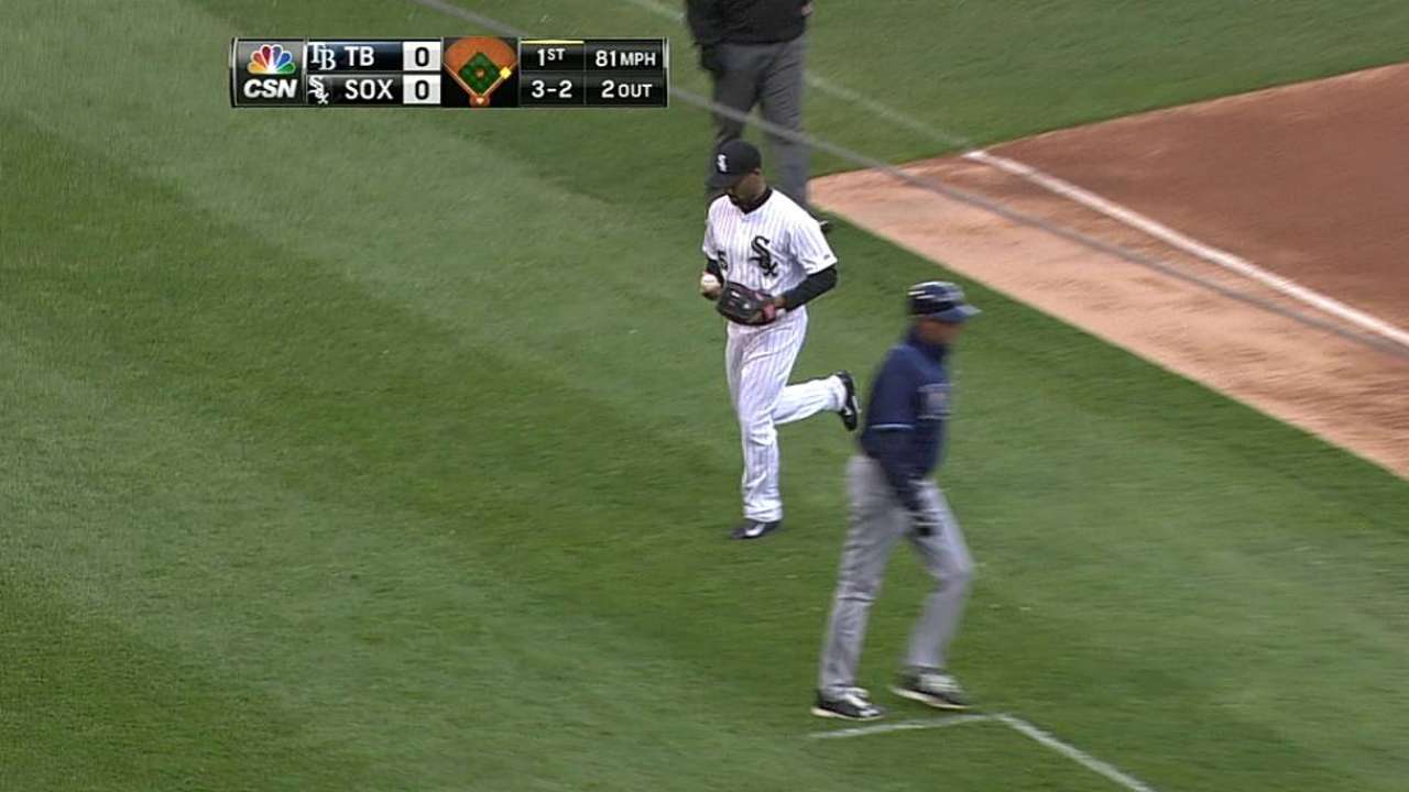 White Sox se fueron en blanco ante Ramos, Rays