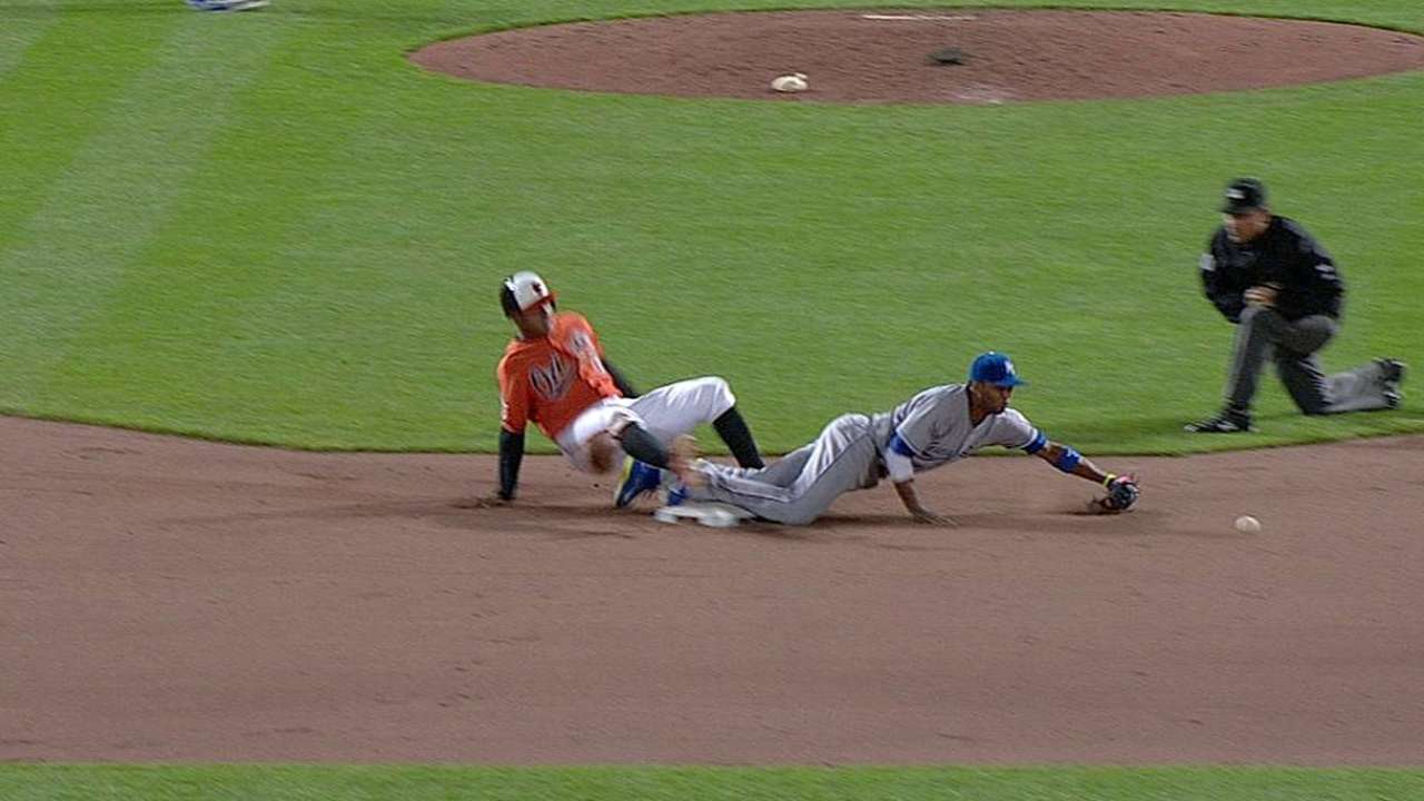 Escobar's left leg injury isn't holding him back