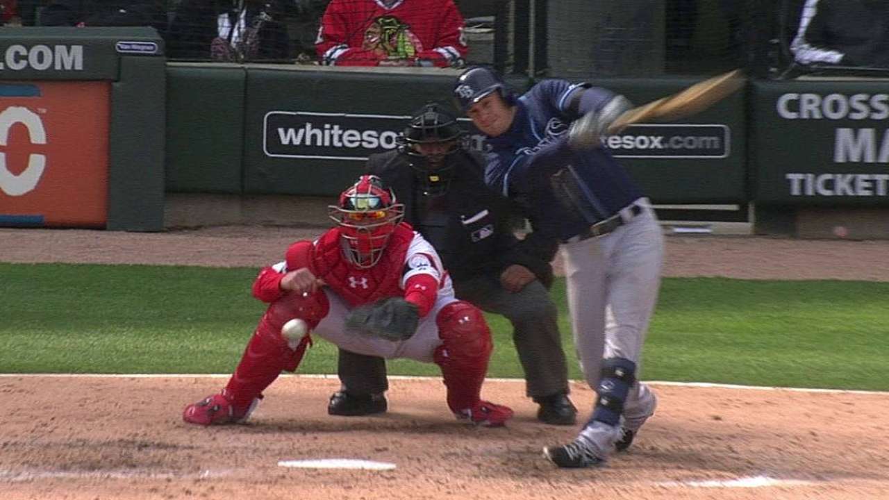 Errores en la sexta hundieron a rays vs. White Sox