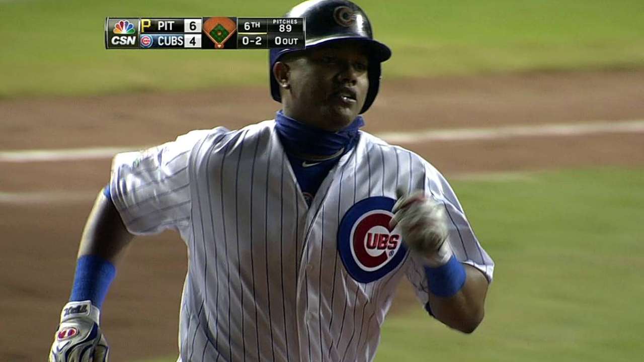 Starlin sonó dos jonrones en derrota de Cachorros