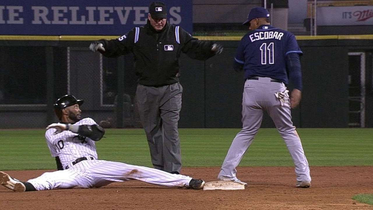 Alexei's double stands after Rays challenge ruling