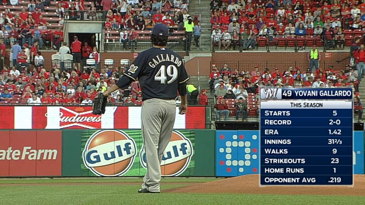 Yovani has no answer for the Redbirds
