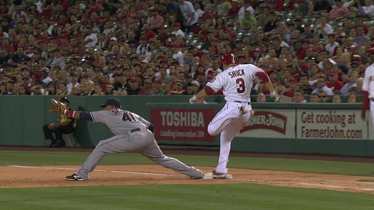 Scioscia's successful challenge leads to two runs