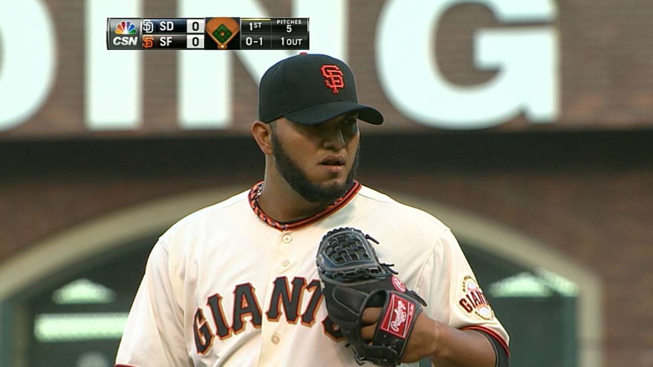 Petit steps up for Giants after Cain is cut out