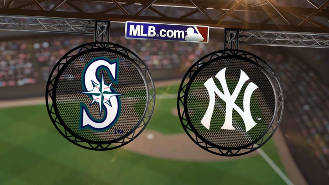 Mariners-Yanks postponed, rescheduled for June 2