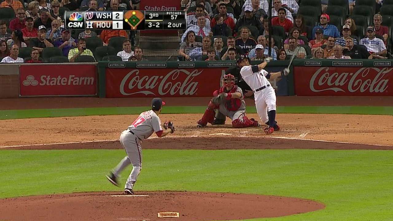 Cosart lució pero Astros cayeron con Nacionales