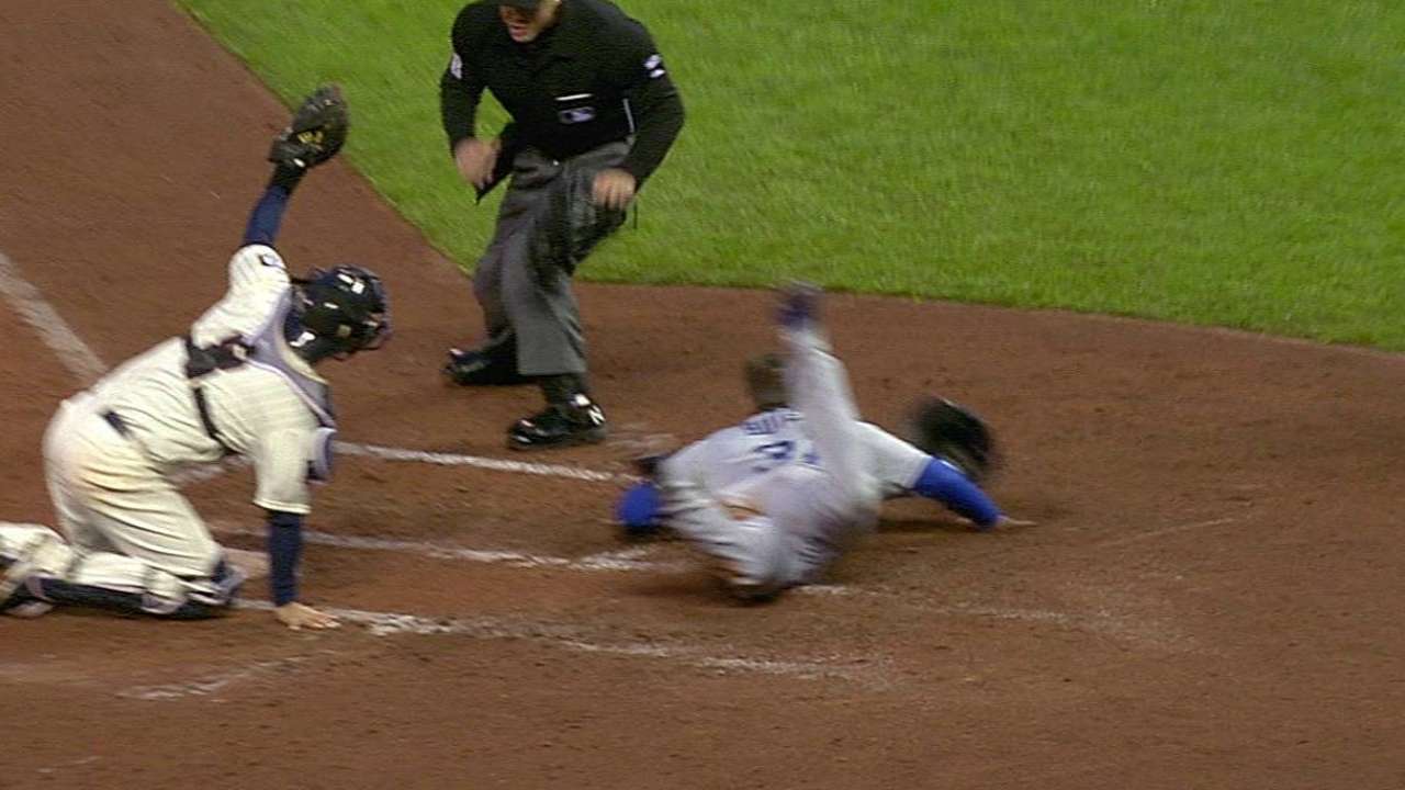 Twins lose challenge on play at plate