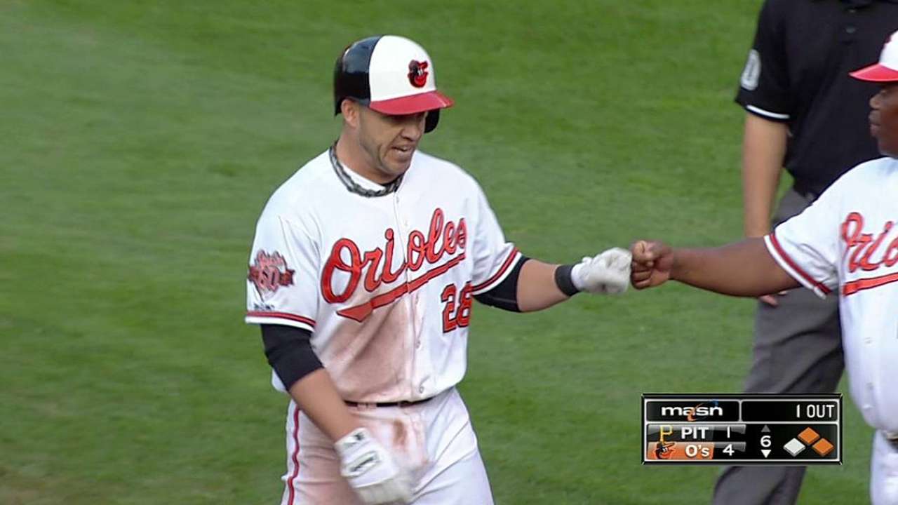 Pearce happy to be back with O's, and it shows