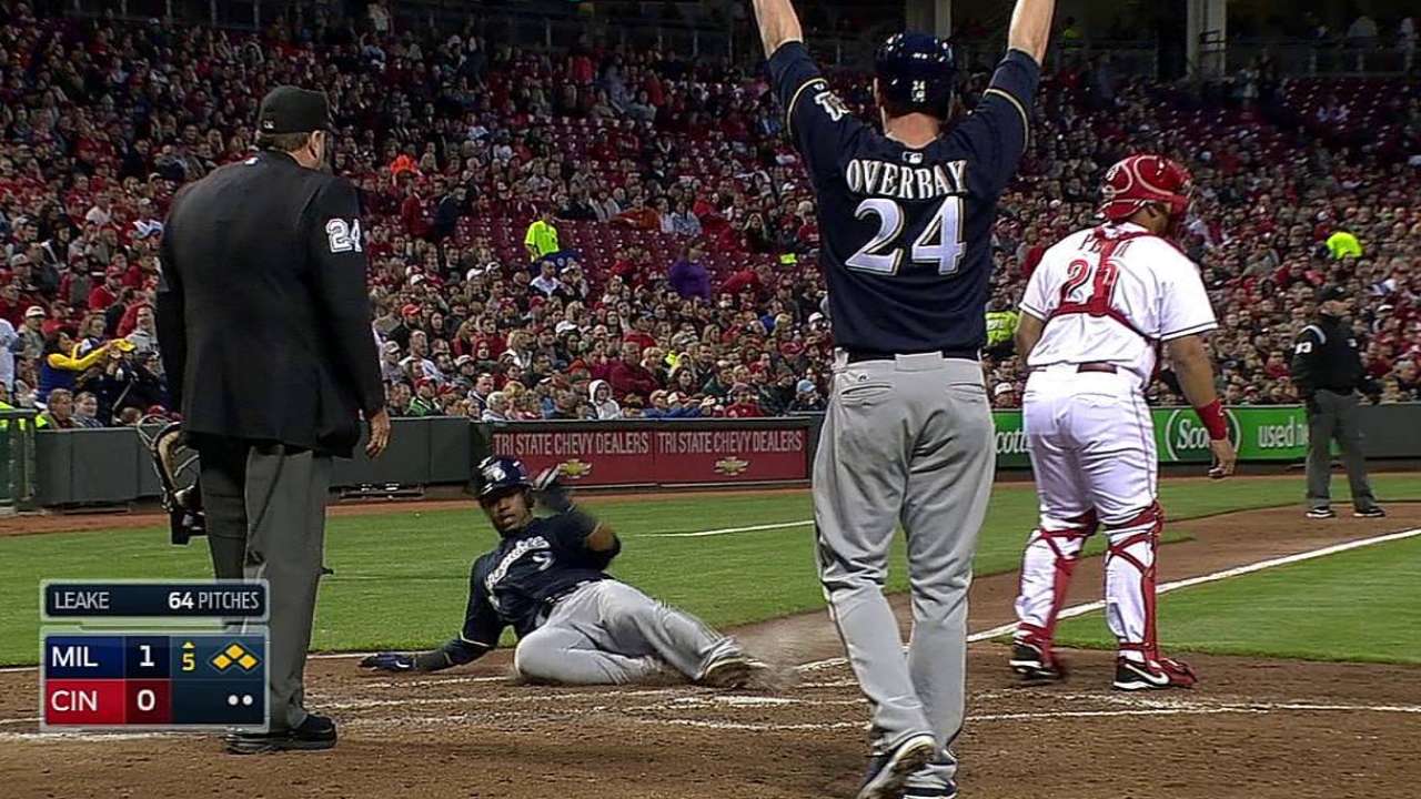 Peralta domina a Rojos en la loma y con el bate
