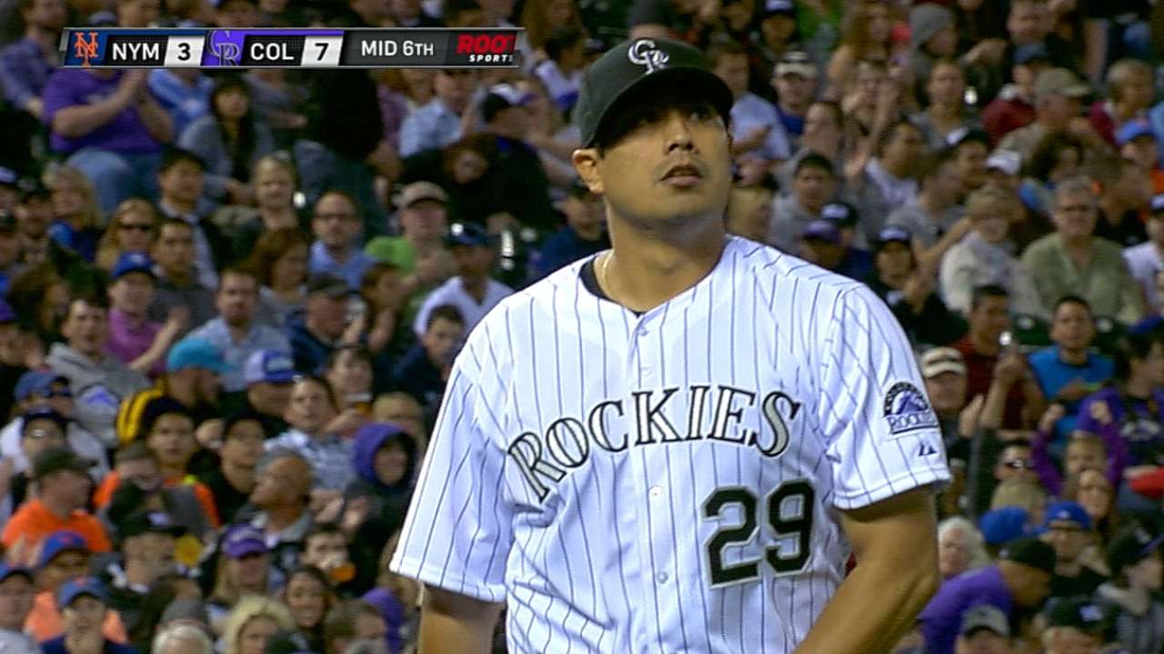 Rockies castigan a Mets por segunda noche en fila