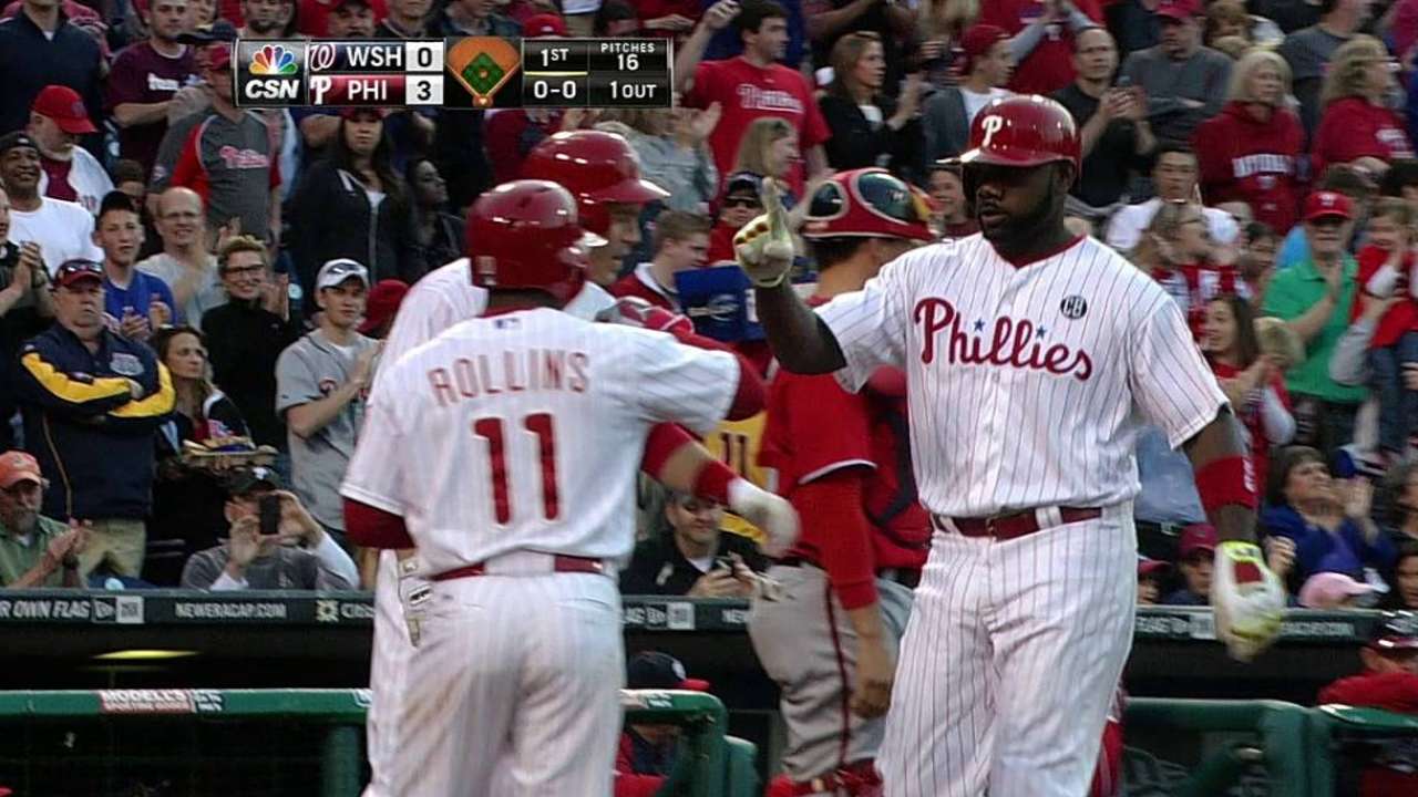 Now healthy, Howard returning to form at plate